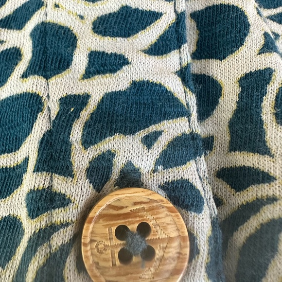 Fat Face Teal and White Swirl Blouse. Size 8 - Picture 9 of 11